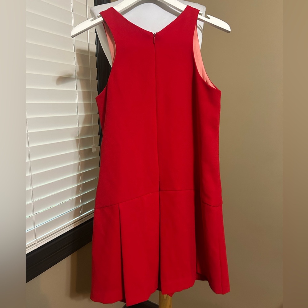 Zara Vibrant Red Trafaluc Sleeveless Romper - Picture 3 of 4